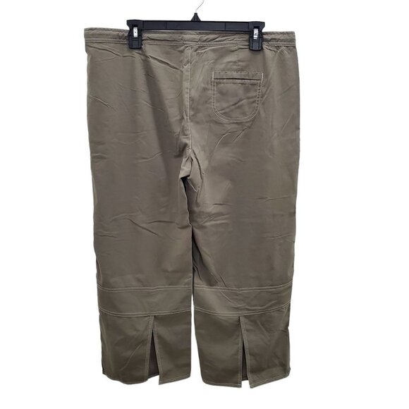 Lucy Activewear Women's Olive Drawstring Waist Cropped Athletic Pants Size M - Picture 6 of 6